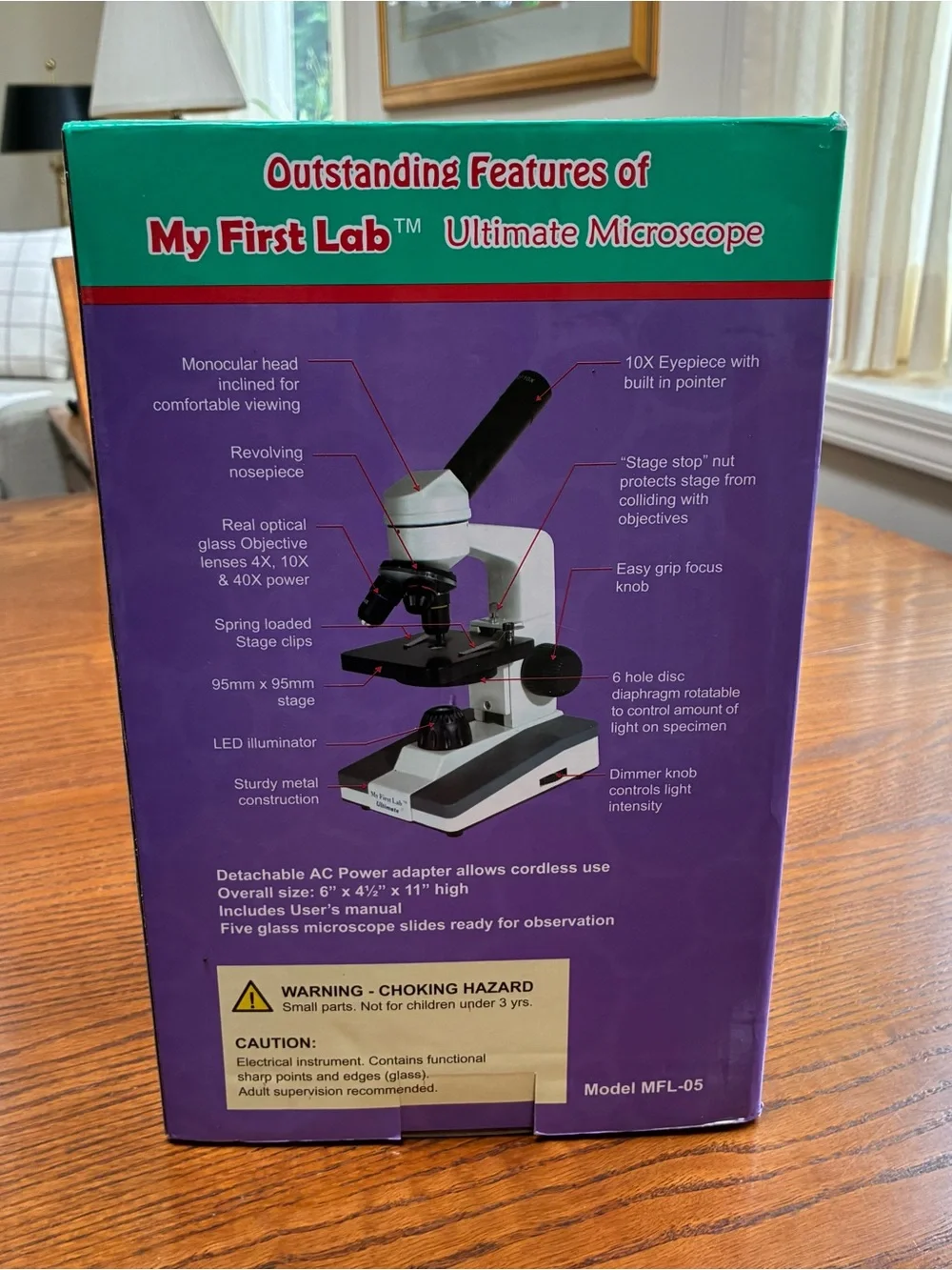 Ultimate Microscope (MFL-05) by My First Lab, LIKE NEW,  Child’s Learning Toy